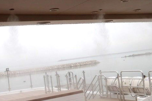 Nebulizzazione yacht
